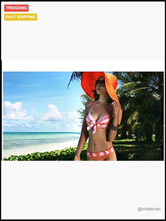 Wide Brim Roll-up Big Solid Color Floppy Sun Hat for Beach